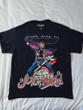 Juice WRLD X FaZe Clan Champion Legends Never Die Tee Mens L